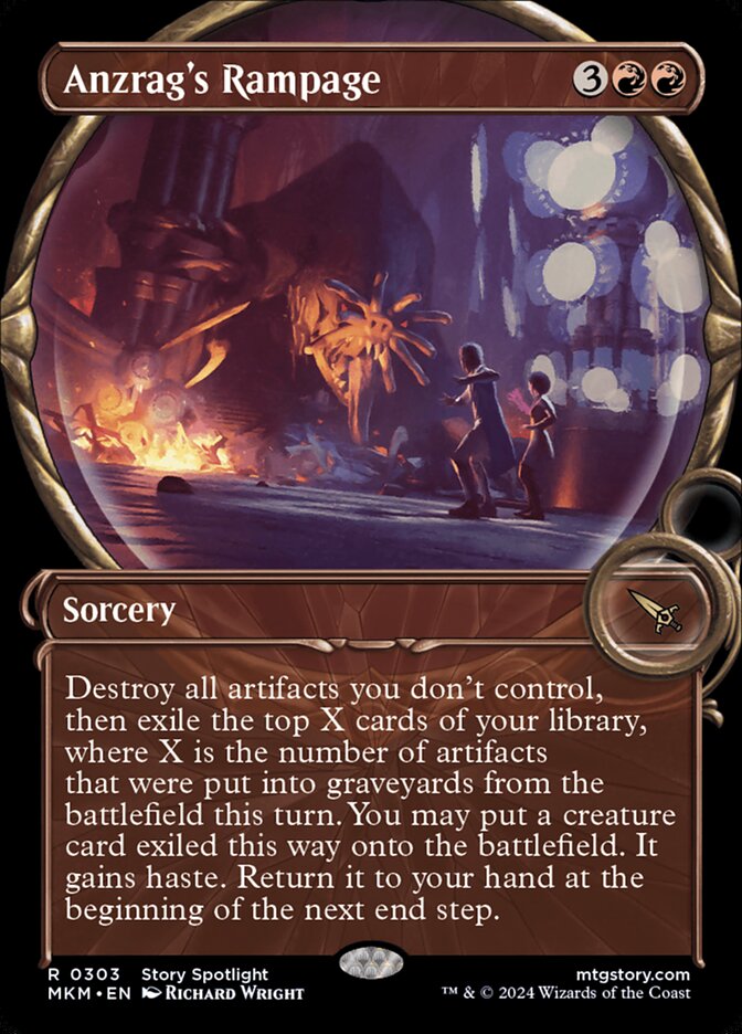 Anzrag's Rampage 303 - Murders at Karlov Manor MTG card