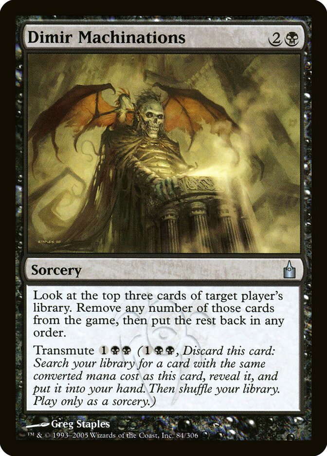 Dimir Machinations 84 - Ravnica: City of Guilds MTG card
