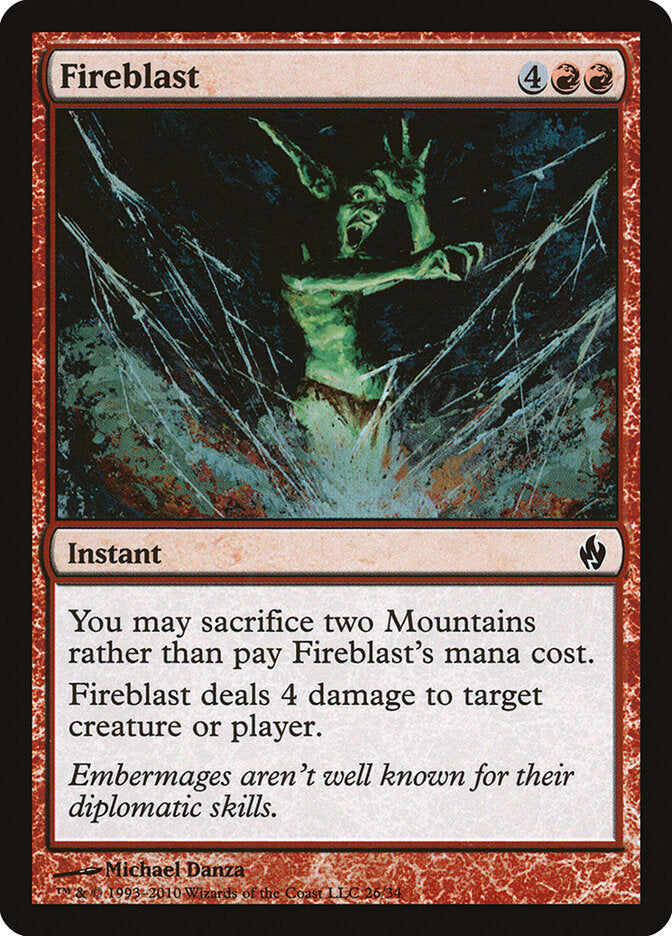 Fireblast 26 - Premium Deck Series: Fire and Lightning MTG card