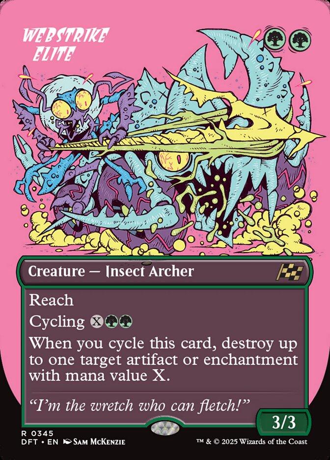 Webstrike Elite 345 - Aetherdrift MTG card