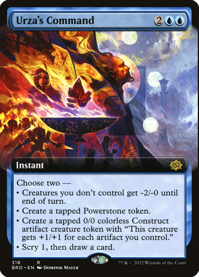 Urza's Command 318 - The Brothers' War MTG card