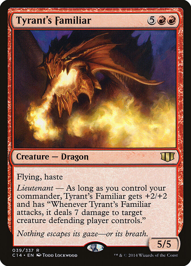 Tyrant's Familiar 39 - Commander 2014 MTG card
