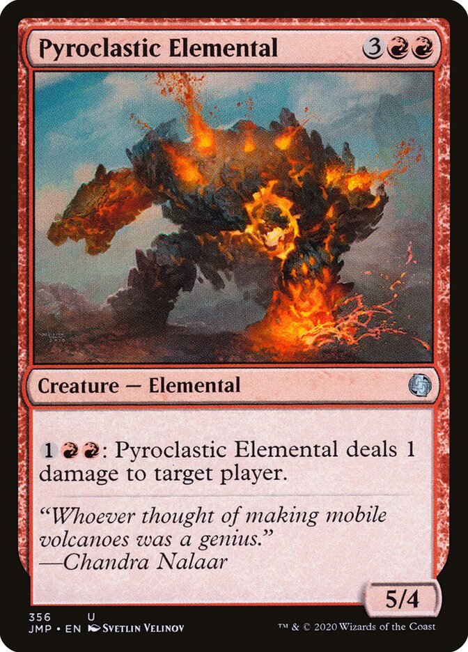 Pyroclastic Elemental 356 - Jumpstart MTG card