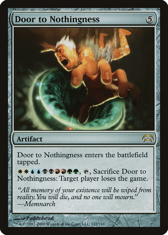 Door to Nothingness 112 - Planechase MTG card