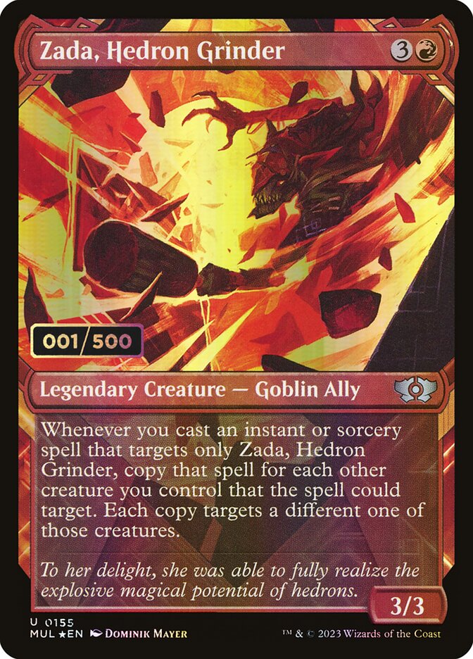 Zada, Hedron Grinder 155z - Multiverse Legends MTG card