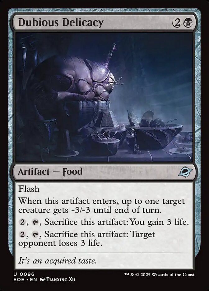 Dubious Delicacy 96 - Edge of Eternities MTG card