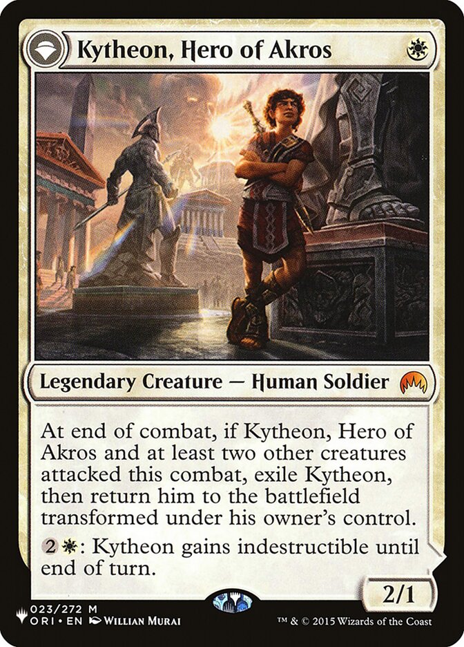 Kytheon, Hero of Akros // Gideon, Battle-Forged ORI-23 - The List MTG card
