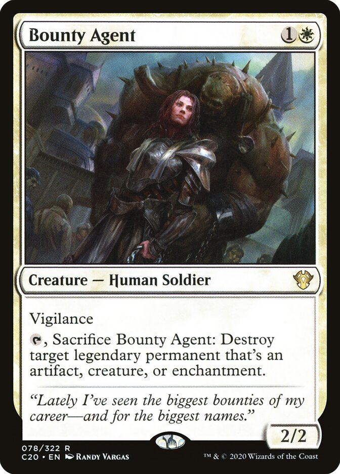 Bounty Agent 78 - Commander 2020 MTG card