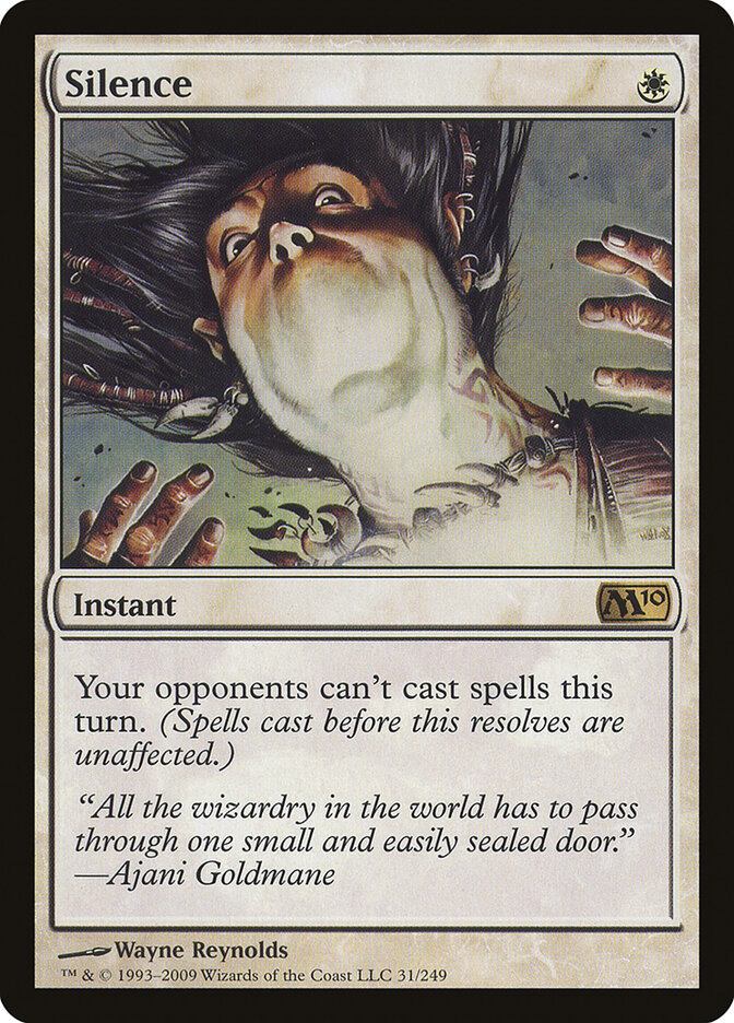 Silence 31 - Magic 2010 MTG card