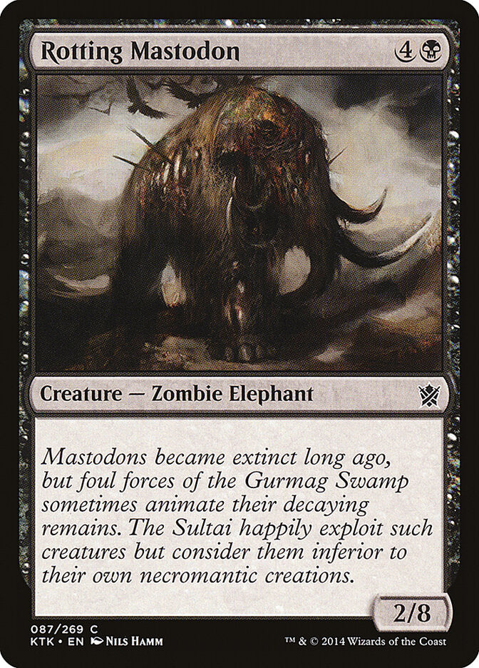 Rotting Mastodon 87 - Khans of Tarkir MTG card