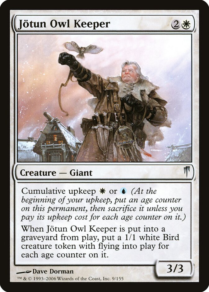 Jötun Owl Keeper 9 - Coldsnap MTG card