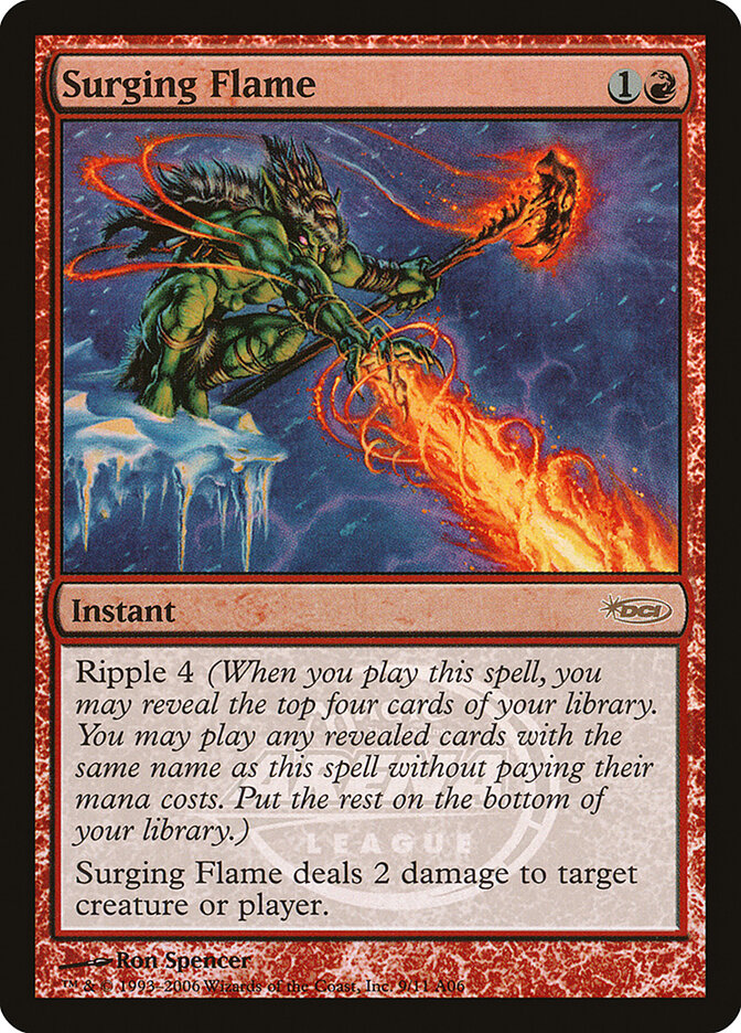 Surging Flame 9 - Arena League 2006 MTG card