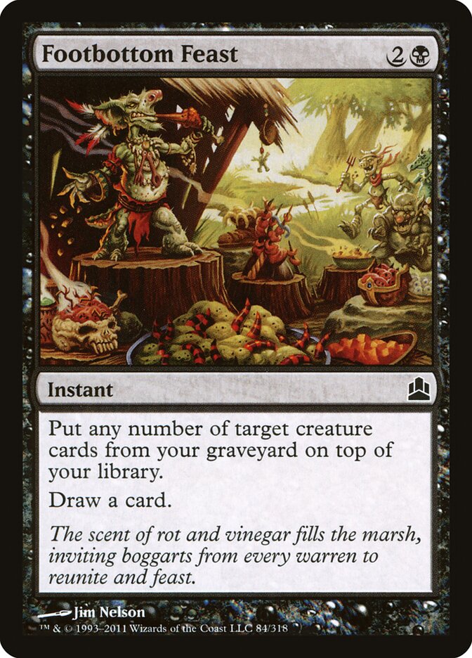 Footbottom Feast 84 - Commander 2011 MTG card