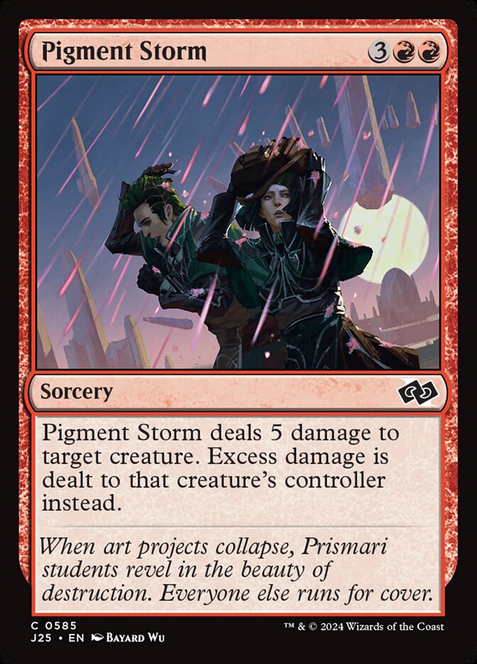 Pigment Storm 585 - Foundations Jumpstart MTG card