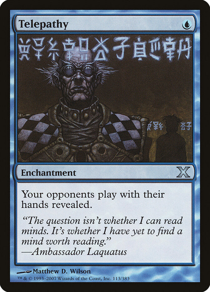 Telepathy 113 - Tenth Edition MTG card