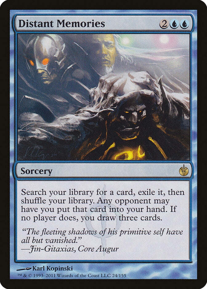 Distant Memories 24 - Mirrodin Besieged MTG card