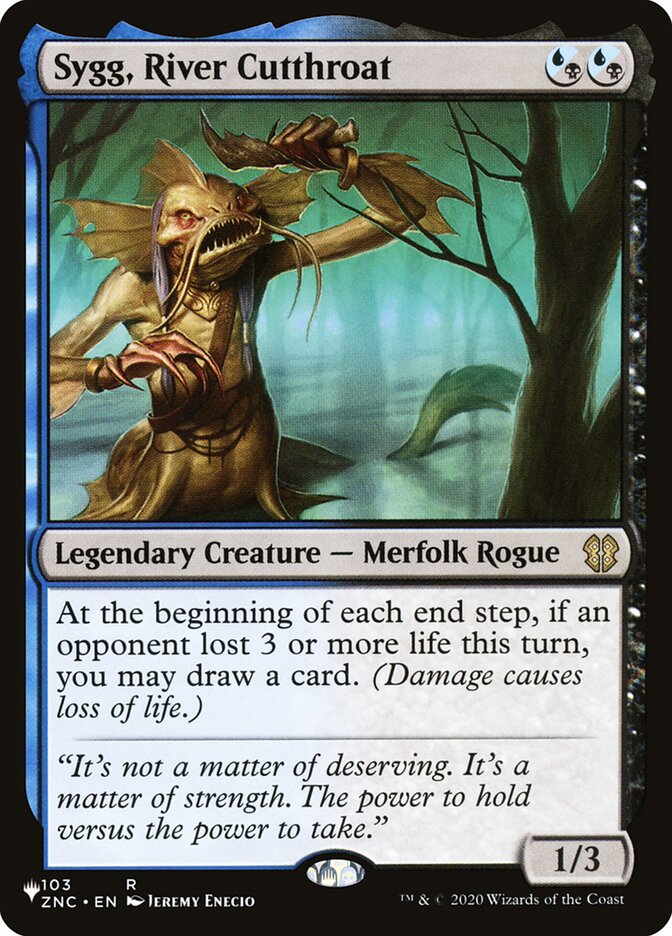 Sygg, River Cutthroat ZNC-103 - The List MTG card