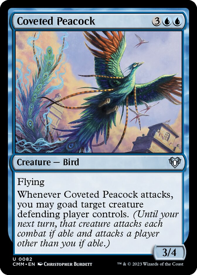 Coveted Peacock 82 - Commander Masters MTG card
