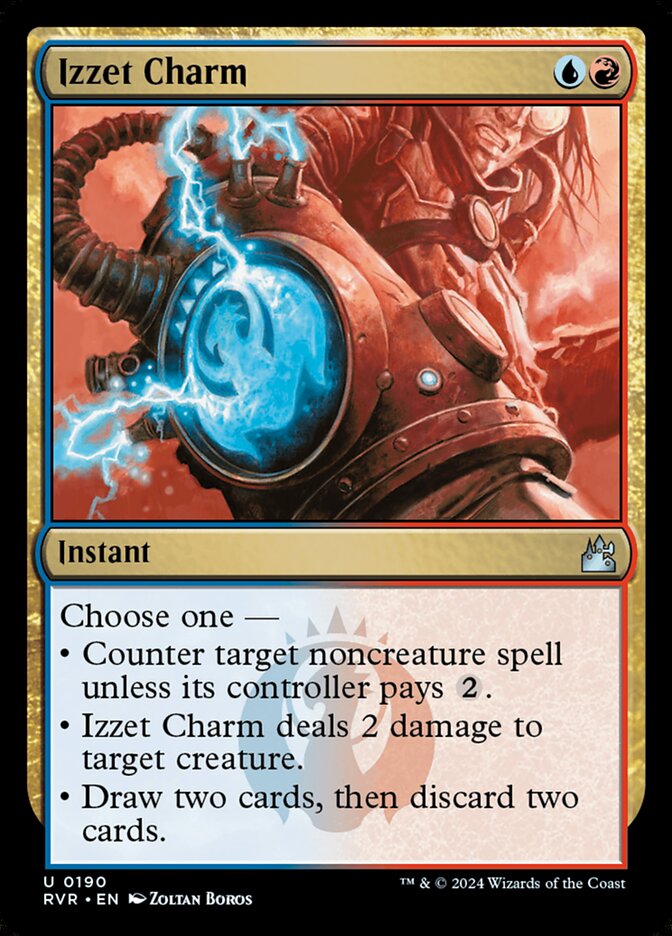 Izzet Charm 190 - Ravnica Remastered MTG card