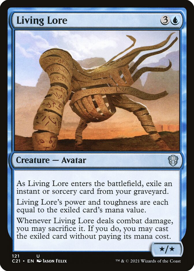 Living Lore 121 - Commander 2021 MTG card