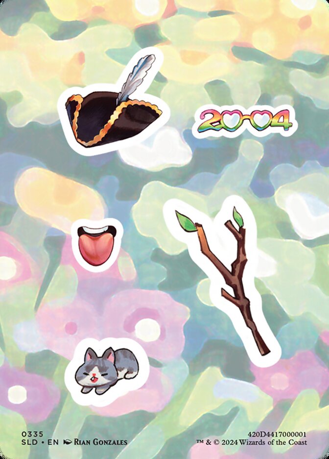 Sticker sheet 335 - Secret Lair Drop MTG card