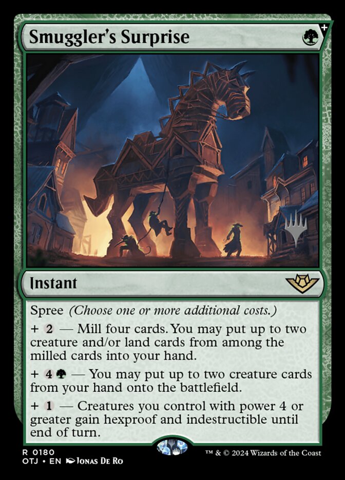 Smuggler's Surprise 180p - Outlaws of Thunder Junction Promos MTG card