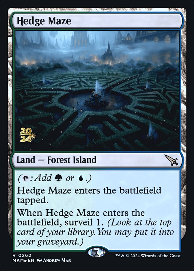 Hedge Maze 262s - Murders at Karlov Manor Promos MTG card