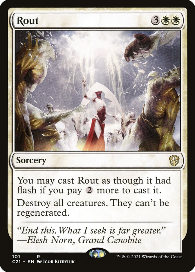 Rout 101 - Commander 2021 MTG card