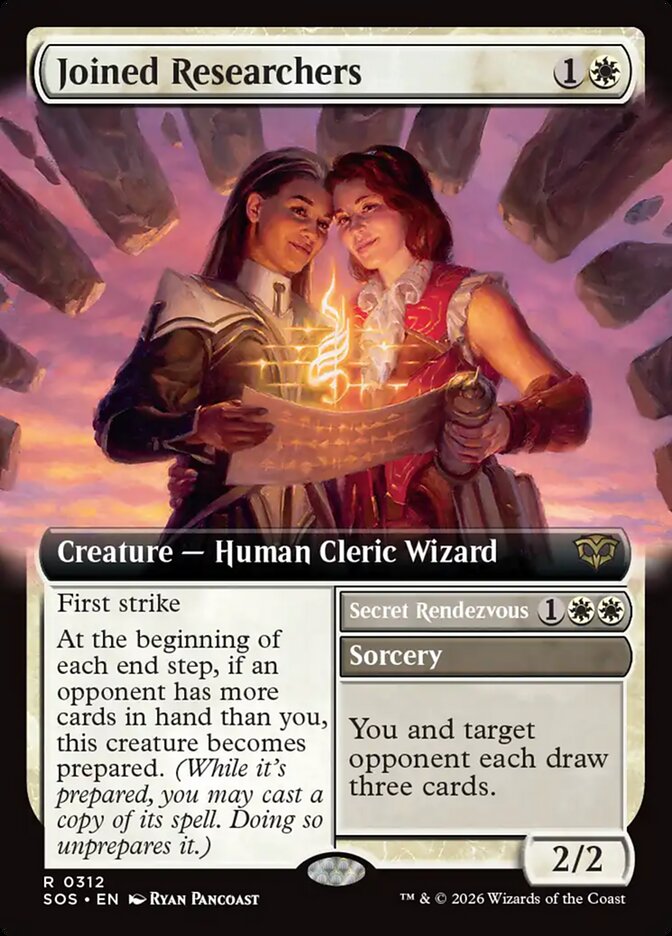 Joined Researchers // Secret Rendezvous 312 - Secrets of Strixhaven MTG card