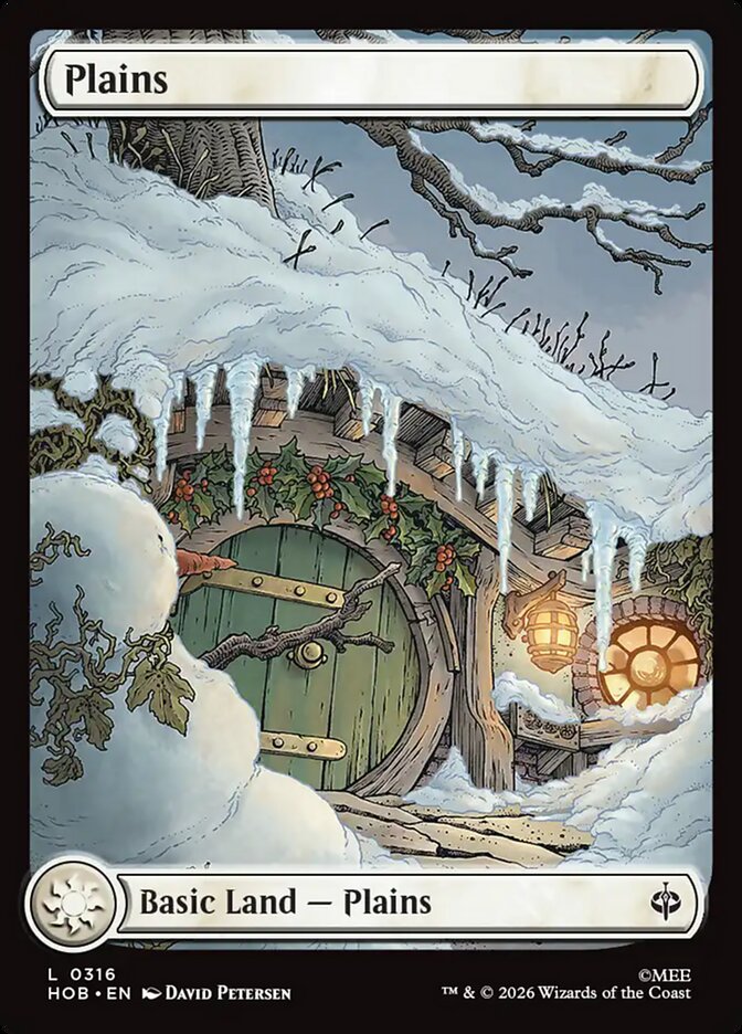 Plains 316 - The Hobbit MTG card