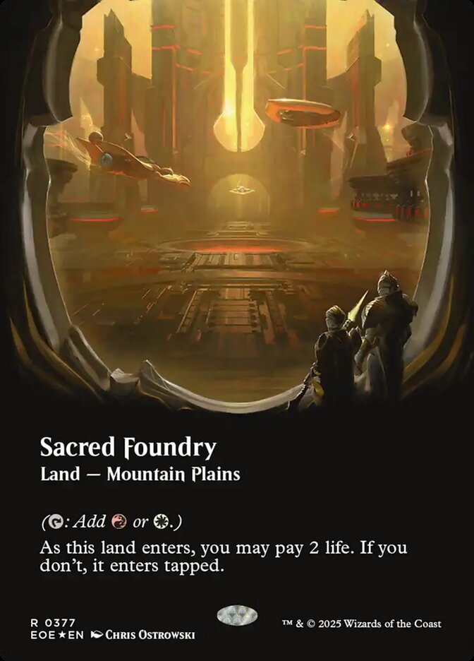 Sacred Foundry 377 - Edge of Eternities MTG card