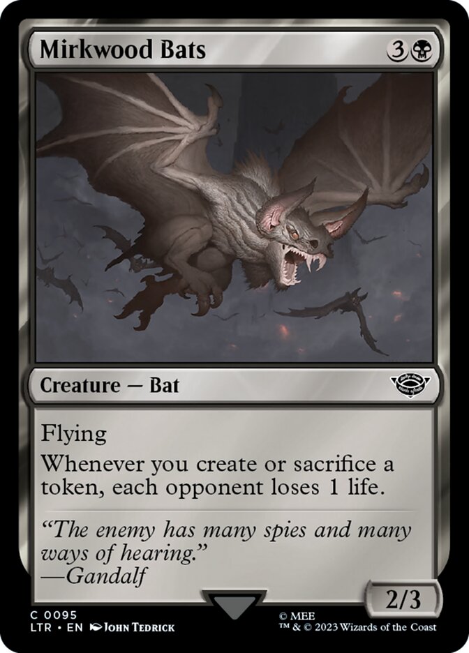 Mirkwood Bats 95 - The Lord of the Rings: Tales of Middle-earth MTG card