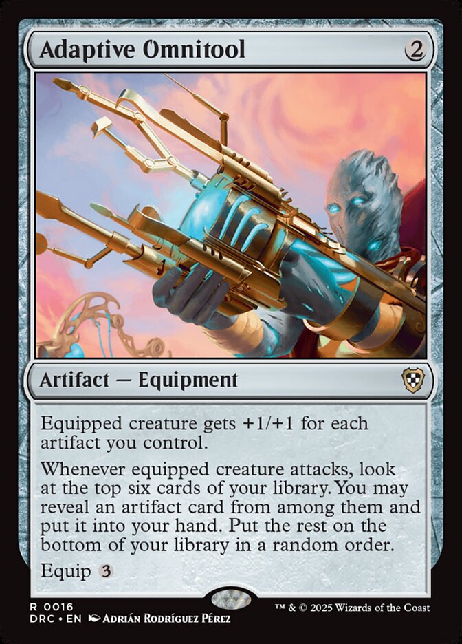 Adaptive Omnitool 16 - Aetherdrift Commander MTG card