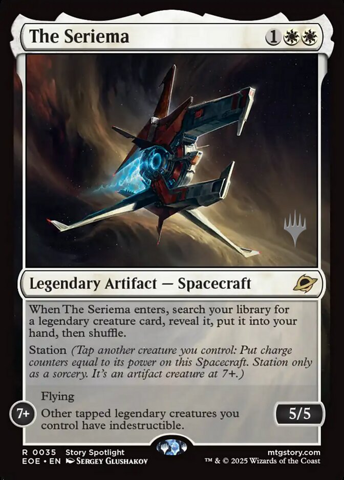 The Seriema 35p - Edge of Eternities Promos MTG card