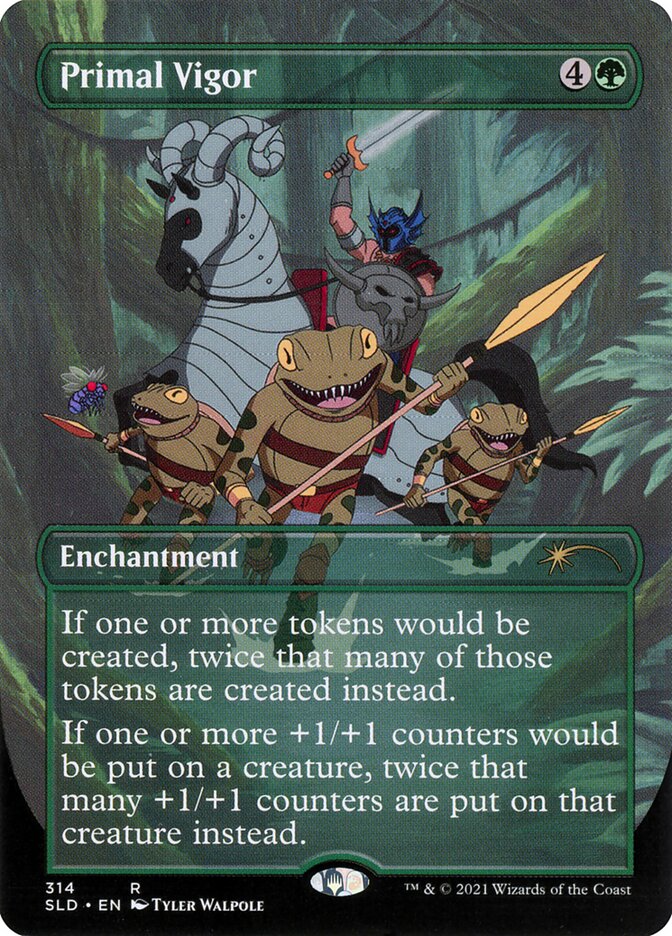 Primal Vigor 314 - Secret Lair Drop MTG card