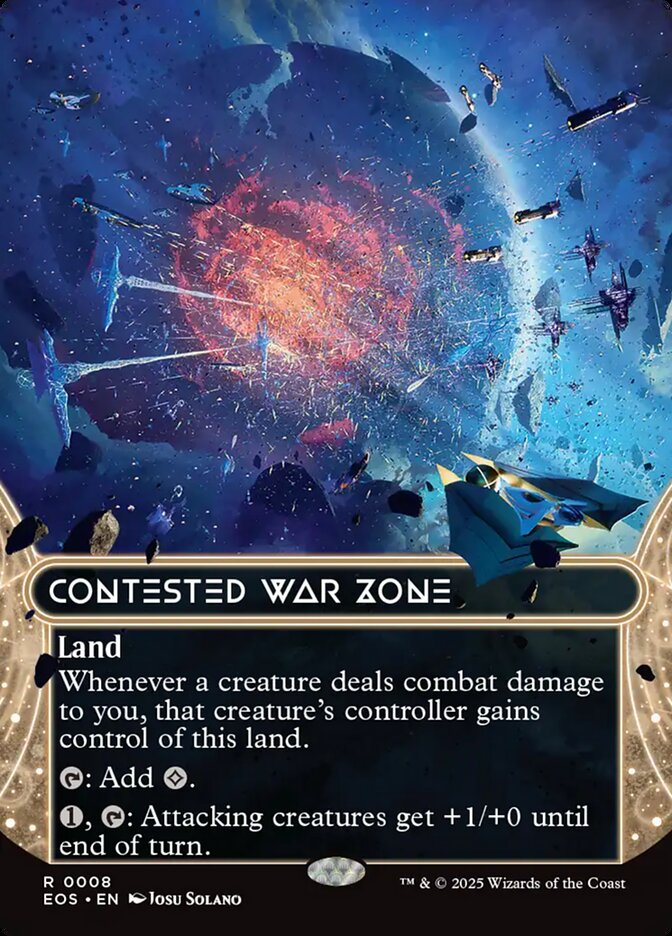 Contested War Zone 8 - Edge of Eternities: Stellar Sights MTG card
