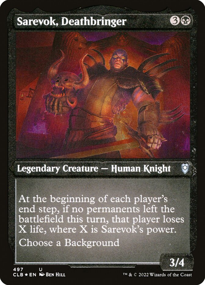 Sarevok, Deathbringer 497 - Commander Legends: Battle for Baldur's Gate MTG card
