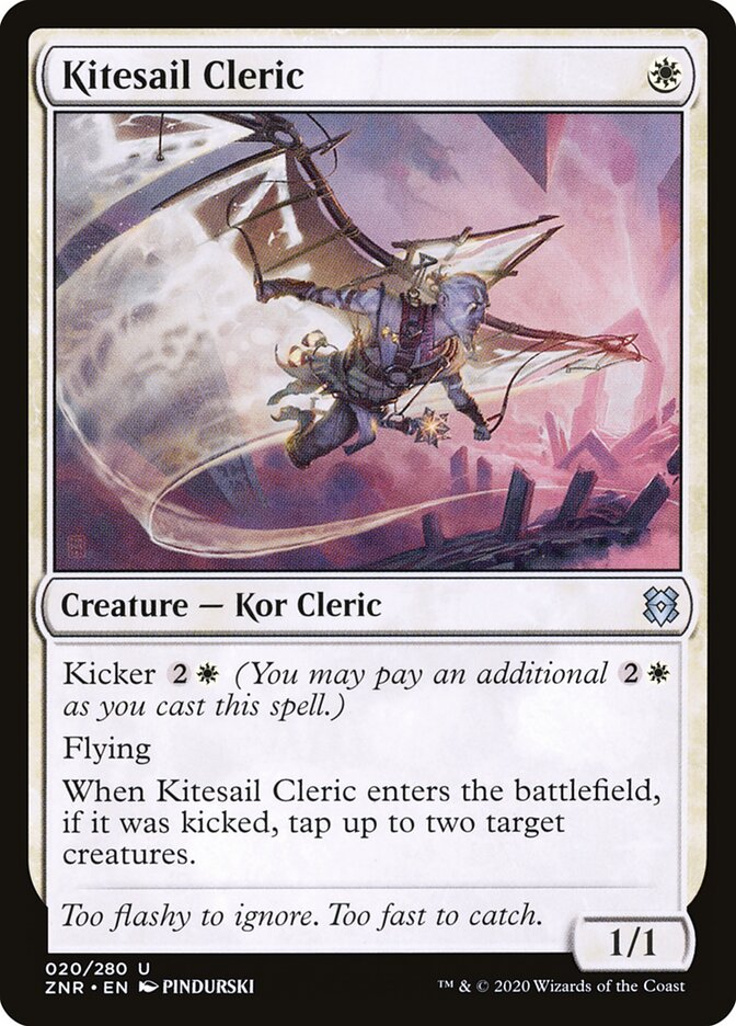 Kitesail Cleric 20 - Zendikar Rising MTG card