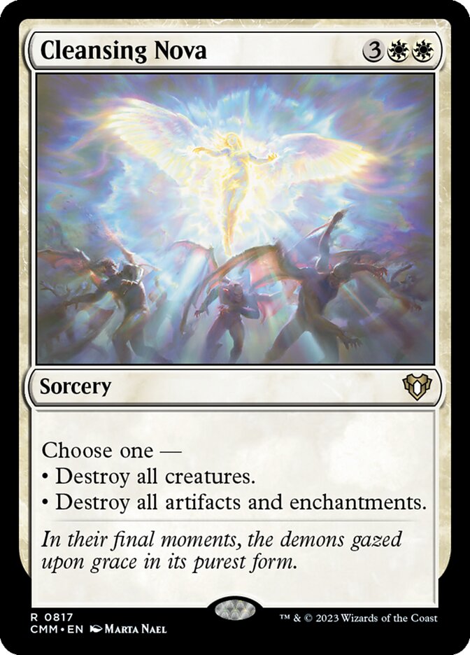 Cleansing Nova 817 - Commander Masters MTG card