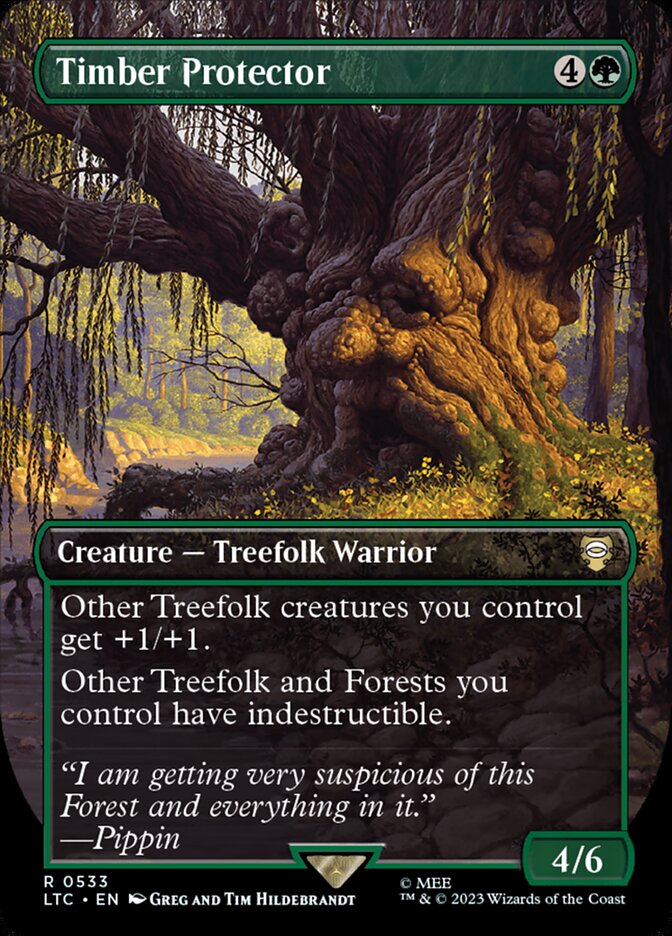Timber Protector 533 - Tales of Middle-earth Commander MTG card