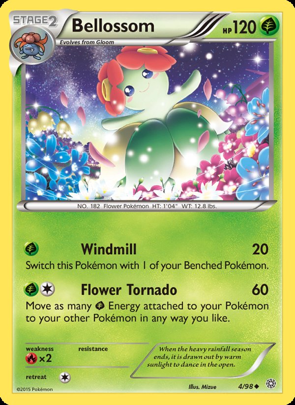 Bellossom 4/98 - Ancient Origins Pokemon card