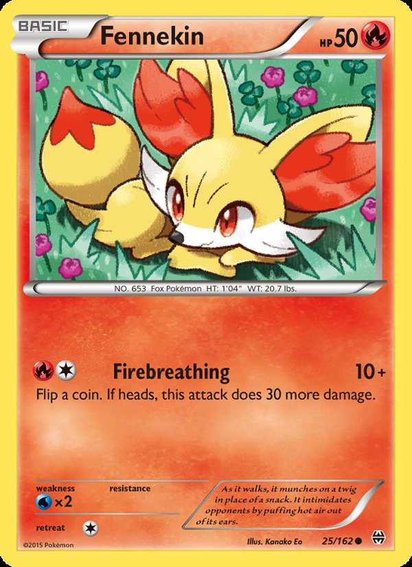 Fennekin 25/162 - BREAKthrough Pokemon card