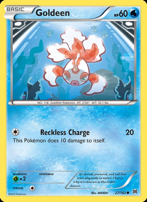 Goldeen 27/162 - BREAKthrough Pokemon card