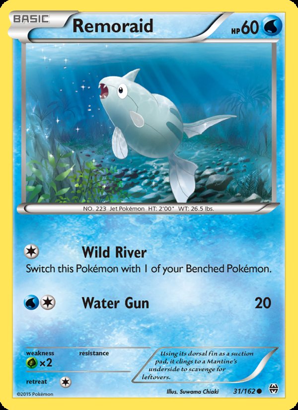 Remoraid 31/162 - BREAKthrough Pokemon card