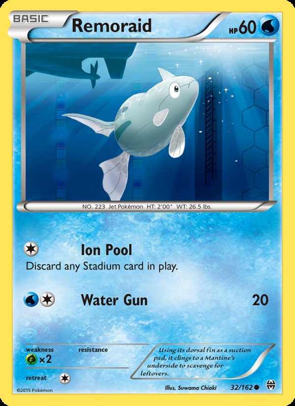 Remoraid 32/162 - BREAKthrough Pokemon card