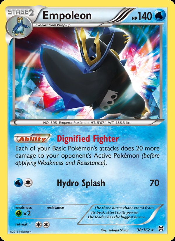 Empoleon 38/162 - BREAKthrough Pokemon card
