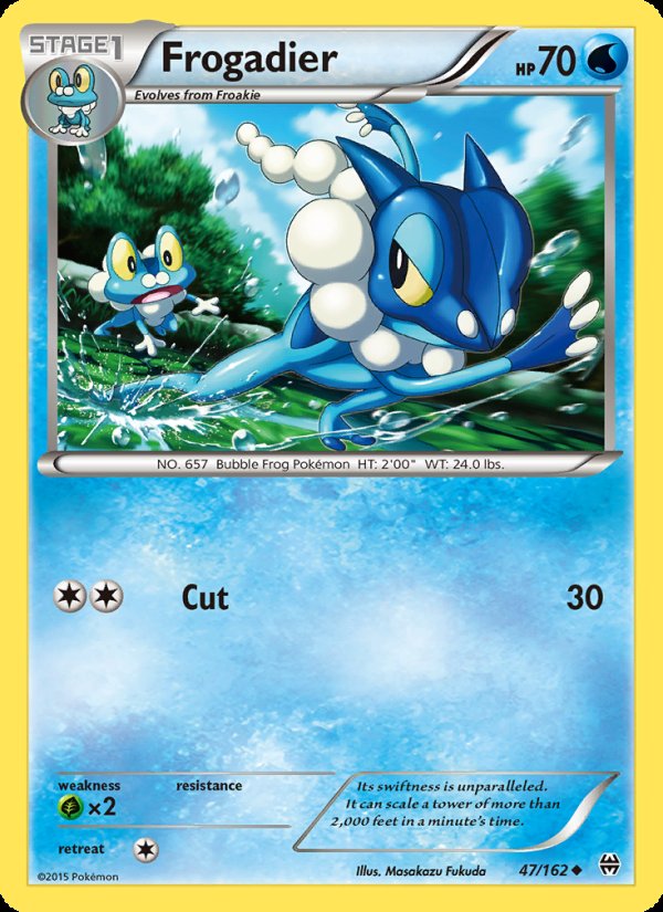 Frogadier 47/162 - BREAKthrough Pokemon card