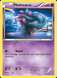 Misdreavus 65/162 - BREAKthrough Pokemon card