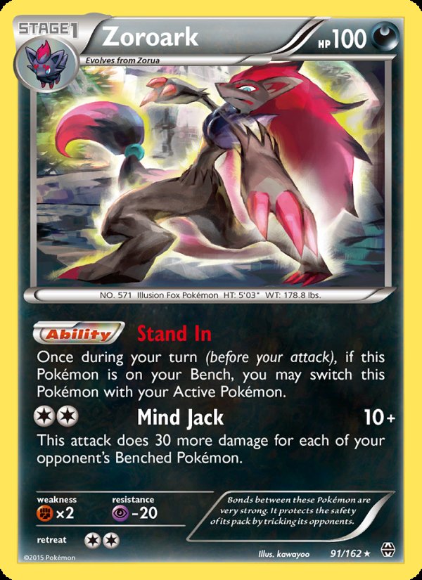 Zoroark 91/162 - BREAKthrough Pokemon card