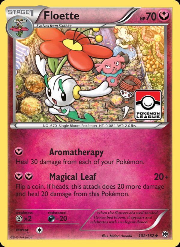 Floette 102/162 - BREAKthrough Pokemon card
